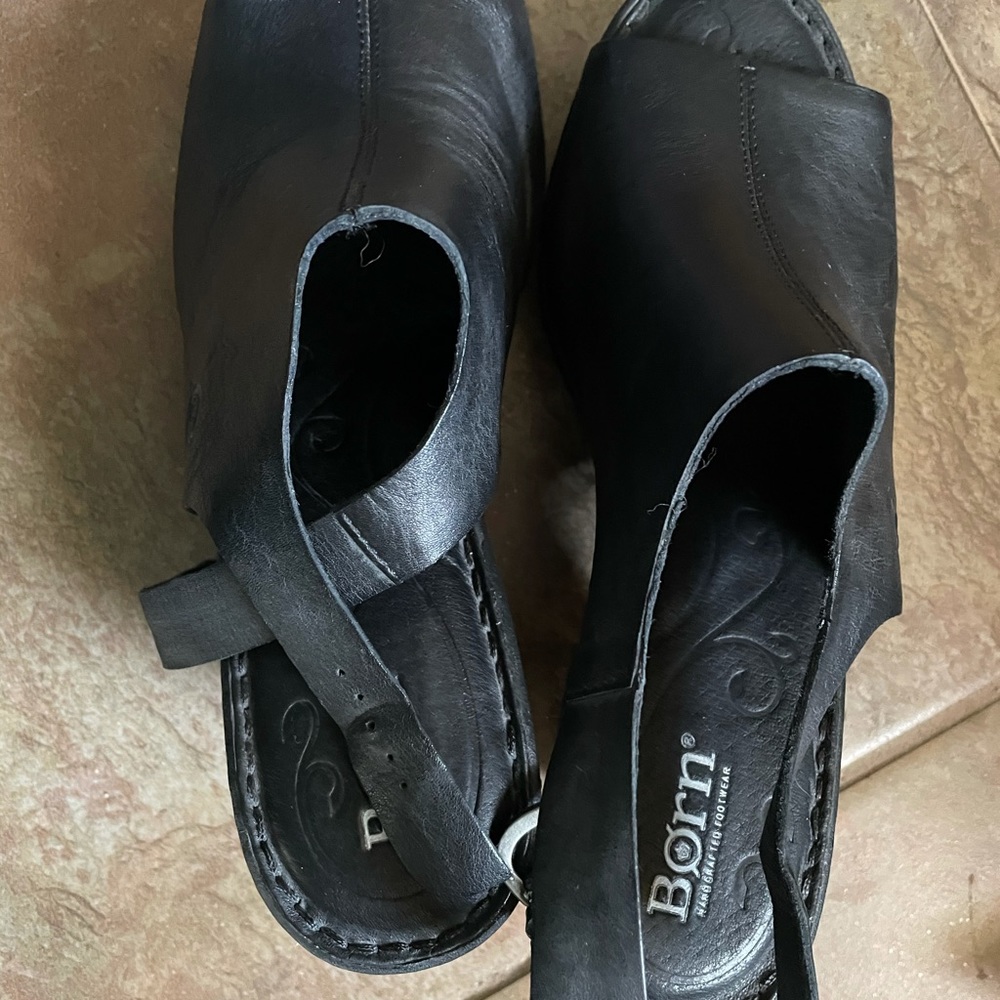 Born leather mules